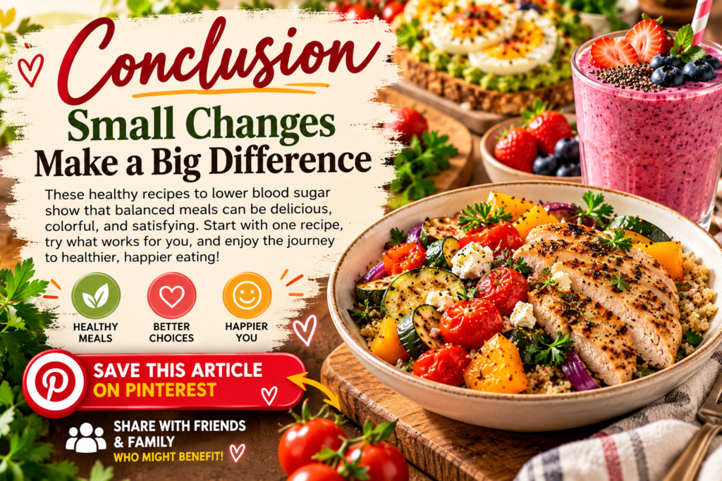 healthy recipes to lower blood sugar