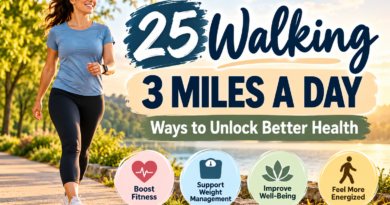 walking 3 miles a day