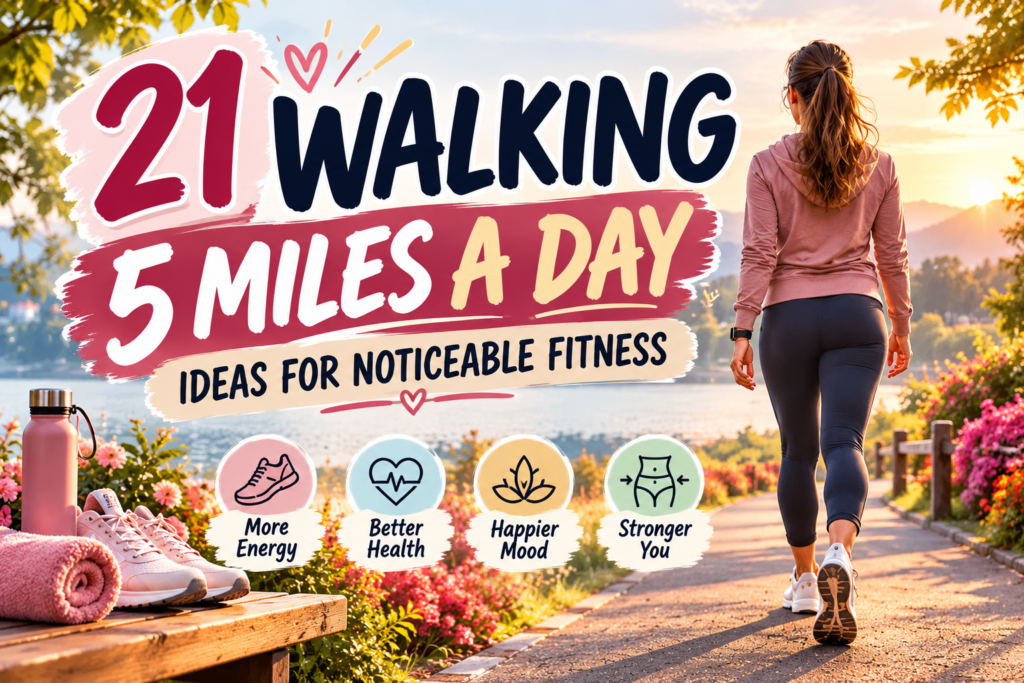 walking 5 miles a day