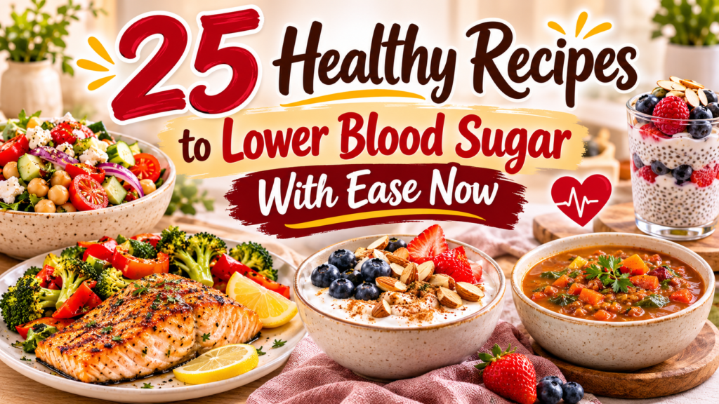 healthy recipes to lower blood sugar
