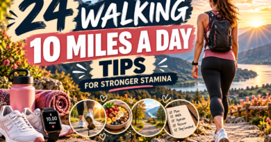 walking 10 miles a day