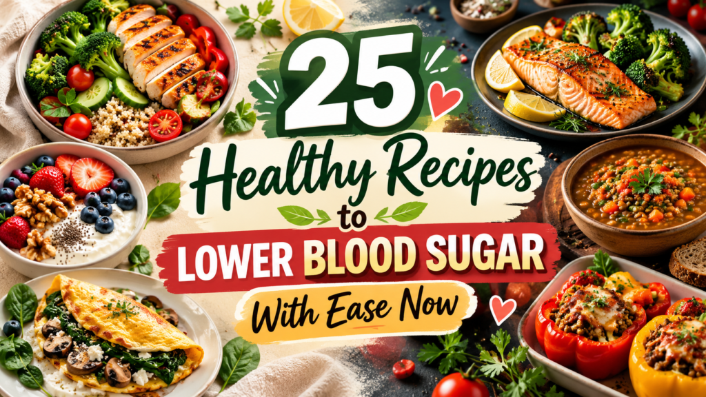 healthy recipes to lower blood sugar