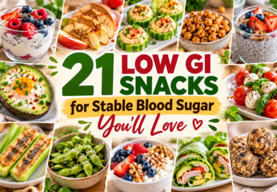 low GI snacks for stable blood sugar